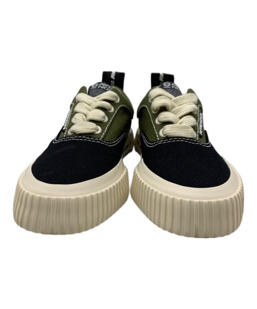 Aape BY A BATHING APE（エーエイプ バイ アベイシングエイプ）Aape BY A BATHING APE (エーエイプ バイ アベイシングエイプ) AAPE NOW SHOES 'GALAXY LITE' ブラック×グリーン サイズ:25の古着・服飾アイテム