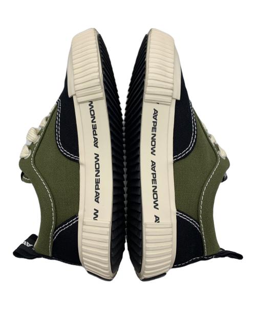 Aape BY A BATHING APE（エーエイプ バイ アベイシングエイプ）Aape BY A BATHING APE (エーエイプ バイ アベイシングエイプ) AAPE NOW SHOES 'GALAXY LITE' ブラック×グリーン サイズ:25の古着・服飾アイテム