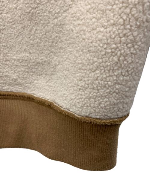 FREAK'S STORE（フリークスストア）FREAK'S STORE (フリークストア) リバーシブルフェイクムートンボアブルゾン ブラウン×ベージュ サイズ:FREEの古着・服飾アイテム