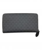 EMPORIO ARMANIエンポリオアルマーニ）の古着「ラウンドジップ長財布」｜グレー