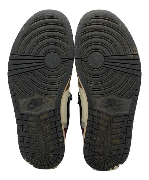NIKE（ナイキ）NIKE (ナイキ) ハイカットスニーカー ホワイト×ブラウン サイズ:27cmの古着・服飾アイテム
