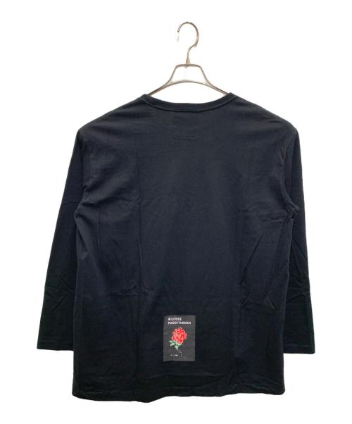 WILD SIDE（ワイルドサイド）WILD SIDE (ワイルドサイド) POGGY THE MAN (ポギーザマン) 長袖カットソー ブラック サイズ:4の古着・服飾アイテム