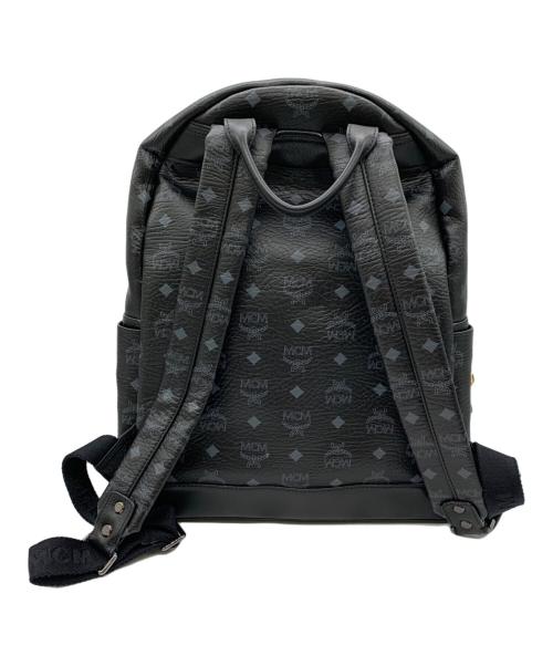 MCM（エムシーエム）MCM (エムシーエム) スタッズリュック ブラックの古着・服飾アイテム