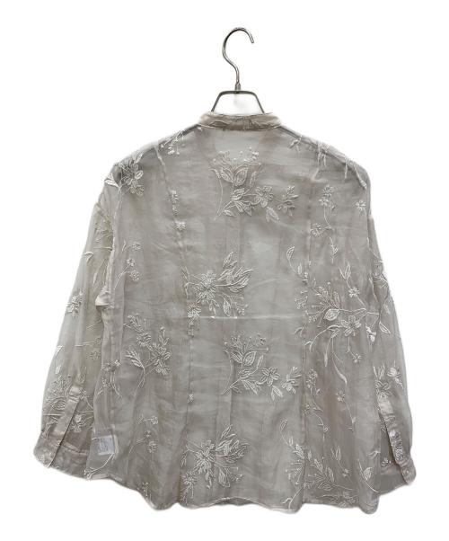 COCODEAL（ココディール）COCODEAL (ココディール) レースシャツ ベージュ サイズ:②の古着・服飾アイテム