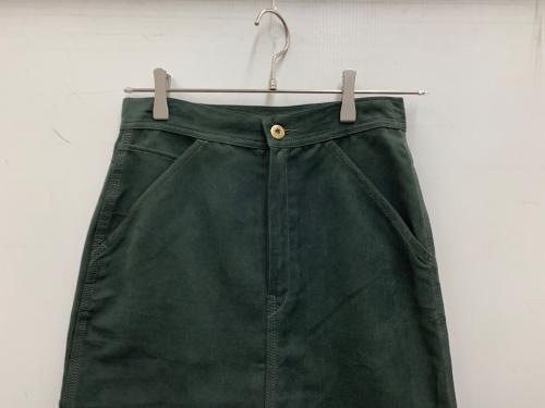 UNIVERSAL OVERALL（ユニバーサルオーバーオール）UNIVERSAL OVERALL (ユニバーサルオーバーオール) ペインターロングスカート グリーン サイズ:Sの古着・服飾アイテム