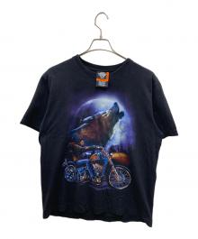 ROCKEAGLE（ロックイーグル）の古着「プリントTシャツ」｜ブラック