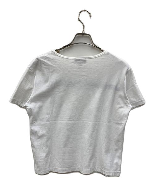 A.P.C.（アーペーセー）A.P.C. (アーペーセー) 半袖カットソー ホワイト×ネイビー サイズ:Sの古着・服飾アイテム