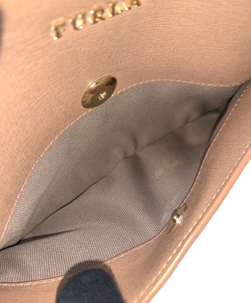 FURLA（フルラ）FURLA (フルラ) ショルダーバッグ ベージュ×ゴールドの古着・服飾アイテム