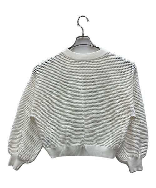 Jena espace merveilleux（ジェナ エスパスメルヴェイユ）Jena espace merveilleux (ジェナ エスパスメルヴェイユ) ブルゾン アイボリー サイズ:freeの古着・服飾アイテム