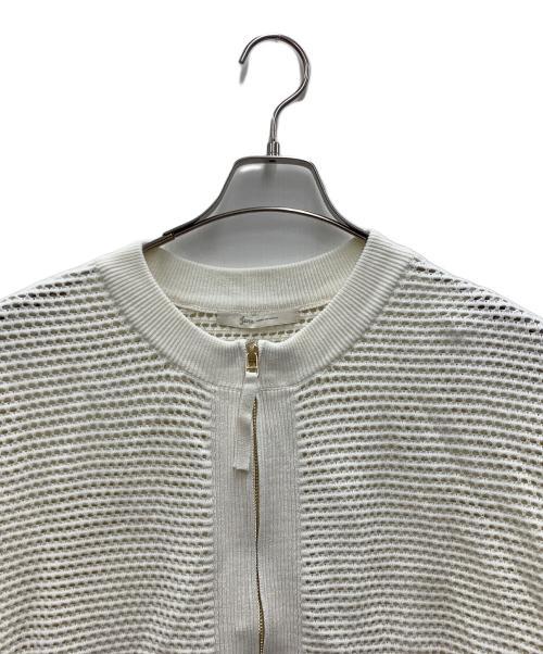 Jena espace merveilleux（ジェナ エスパスメルヴェイユ）Jena espace merveilleux (ジェナ エスパスメルヴェイユ) ブルゾン アイボリー サイズ:freeの古着・服飾アイテム