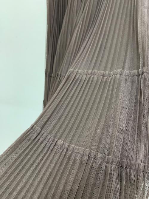 apart by lowrys（アパートバイローリーズ）apart by lowrys (アパートバイローリーズ) チュールティアードスカート ブラウン サイズ:FREE 未使用品の古着・服飾アイテム