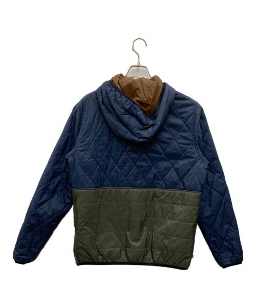 ROARK REVIVAL（ロアークリバイバル）ROARK REVIVAL (ロアークリバイバル) ナイロンアノラックパーカー ネイビー×カーキ サイズ:Sの古着・服飾アイテム