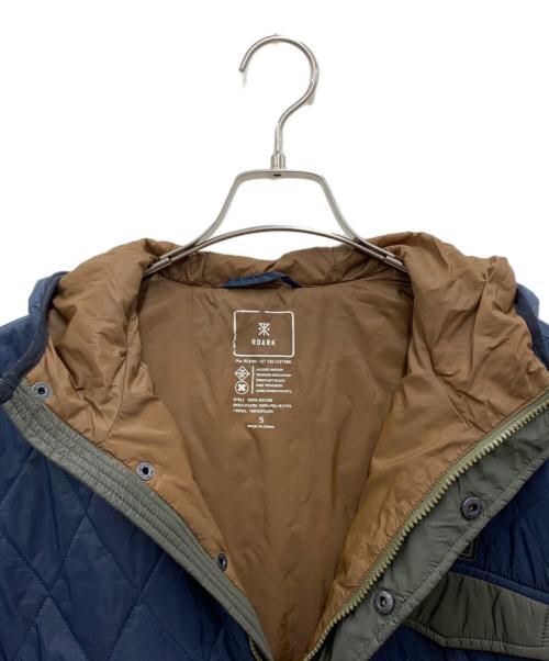 ROARK REVIVAL（ロアークリバイバル）ROARK REVIVAL (ロアークリバイバル) ナイロンアノラックパーカー ネイビー×カーキ サイズ:Sの古着・服飾アイテム