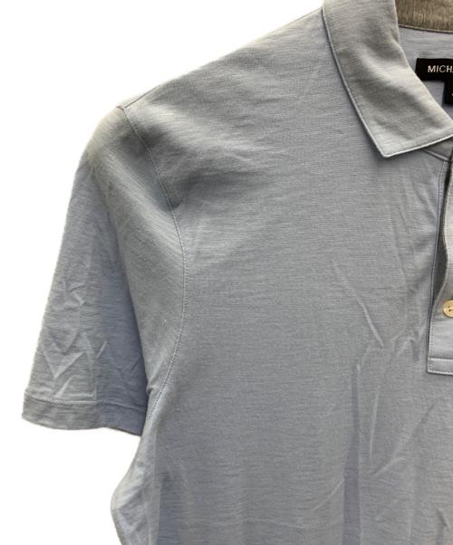 MICHAEL KORS（マイケルコース）MICHAEL KORS (マイケルコース) ポロシャツ ブルー サイズ:M 未使用品の古着・服飾アイテム