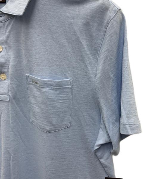 MICHAEL KORS（マイケルコース）MICHAEL KORS (マイケルコース) ポロシャツ ブルー サイズ:M 未使用品の古着・服飾アイテム