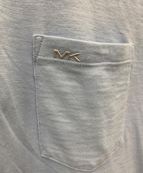 MICHAEL KORS（マイケルコース）MICHAEL KORS (マイケルコース) ポロシャツ ブルー サイズ:M 未使用品の古着・服飾アイテム