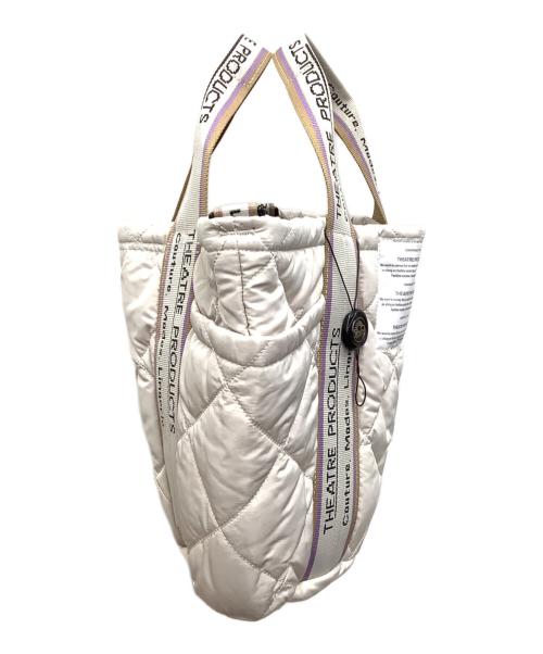 THEATRE PRODUCTS（シアタープロダクツ）THEATRE PRODUCTS (シアタープロダクツ) 2WAYキルティングバッグ ホワイト 未使用品の古着・服飾アイテム
