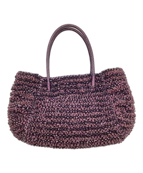 ANTEPRIMA（アンテプリマ）ANTEPRIMA (アンテプリマ) ワイヤーハンドバッグ パープルの古着・服飾アイテム