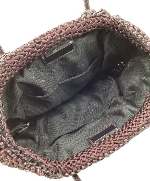 ANTEPRIMA（アンテプリマ）ANTEPRIMA (アンテプリマ) ワイヤーハンドバッグ パープルの古着・服飾アイテム