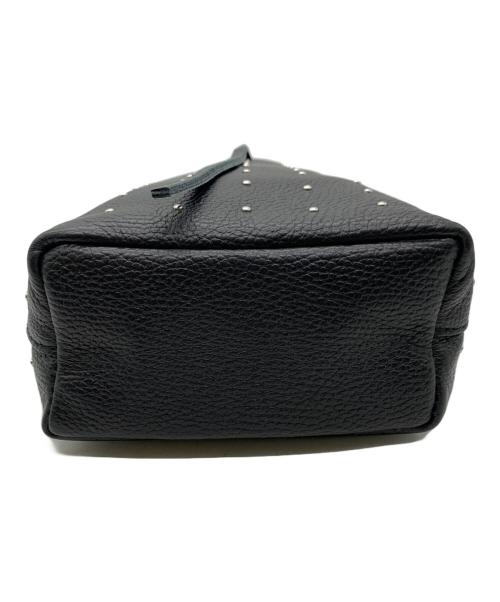 MARLON（マロン）MARLON (マロン) レザーハンドバッグ ブラックの古着・服飾アイテム