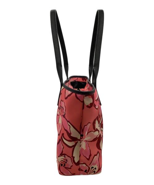 Kate Spade（ケイトスペード）Kate Spade (ケイトスペード) ナイロントートバッグ ピンク×レッドの古着・服飾アイテム