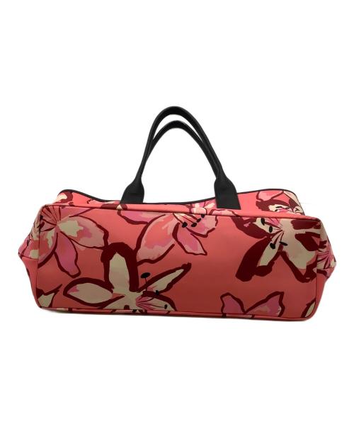 Kate Spade（ケイトスペード）Kate Spade (ケイトスペード) ナイロントートバッグ ピンク×レッドの古着・服飾アイテム