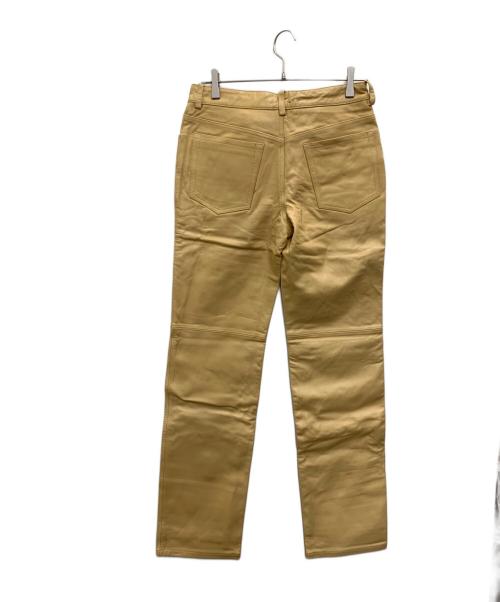 PAUL SMITH（ポールスミス）Paul Smith (ポールスミス) レザーパンツ ベージュ サイズ:W31 未使用品の古着・服飾アイテム