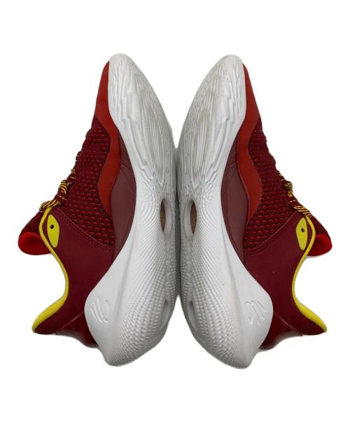 UNDER ARMOUR（アンダーアーマー）UNDER ARMOUR (アンダーアーマー) ローカットスニーカー レッド×ホワイト サイズ:26の古着・服飾アイテム