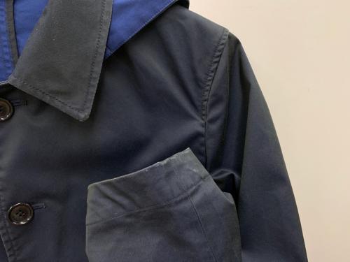 green label relaxing（グリーンレーベルリラクシング）green label relaxing (グリーンレーベルリラクシング) ステンカラーコート ネイビー サイズ:Lの古着・服飾アイテム