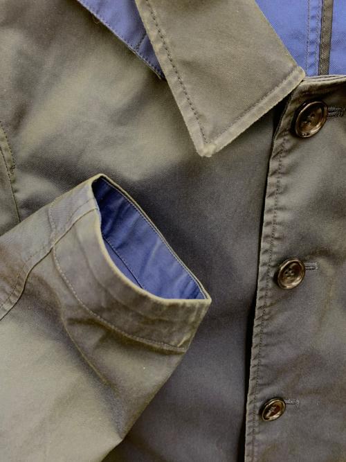 green label relaxing（グリーンレーベルリラクシング）green label relaxing (グリーンレーベルリラクシング) ステンカラーコート ネイビー サイズ:Lの古着・服飾アイテム