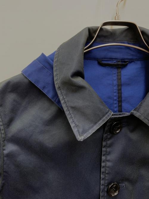 green label relaxing（グリーンレーベルリラクシング）green label relaxing (グリーンレーベルリラクシング) ステンカラーコート ネイビー サイズ:Lの古着・服飾アイテム