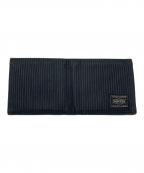 PORTERポーター）の古着「2つ折り財布」｜ブラック