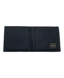 PORTER（ポーター）の古着「2つ折り財布」｜ブラック