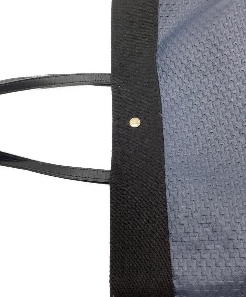 TREASURE TOPKAPI（トレジャートプカピ）TREASURE TOPKAPI (トレジャートプカピ) トートバッグ ネイビー×ブラックの古着・服飾アイテム