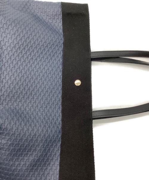 TREASURE TOPKAPI（トレジャートプカピ）TREASURE TOPKAPI (トレジャートプカピ) トートバッグ ネイビー×ブラックの古着・服飾アイテム