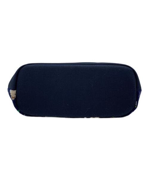 FEILER（フェイラー）FEILER (フェイラー) ハンドバッグ ネイビーの古着・服飾アイテム