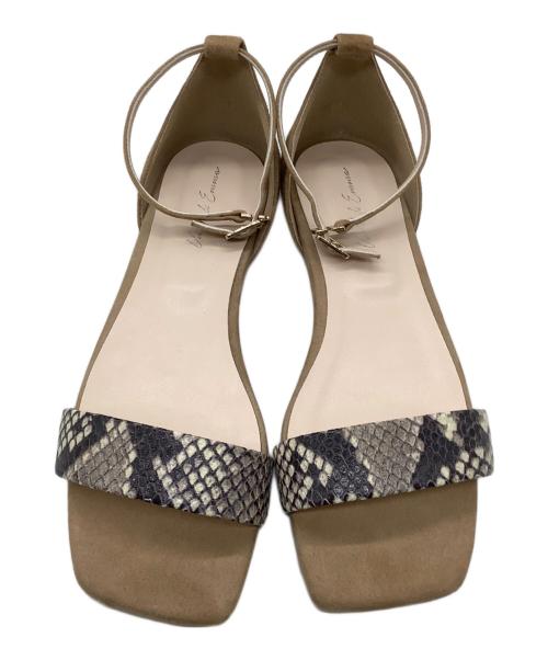 VIOLA&EMMA（ヴィオラアンドエマ）VIOLA&EMMA (ヴィオラアンドエマ) アンクルストラップサンダル ベージュ サイズ:23.0の古着・服飾アイテム