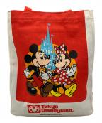 DISNEYディズニー）の古着「トートバッグ」｜レッド×ベージュ