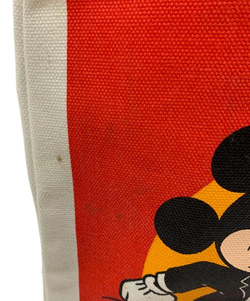 DISNEY（ディズニー）DISNEY (ディズニー) トートバッグ レッド×ベージュの古着・服飾アイテム