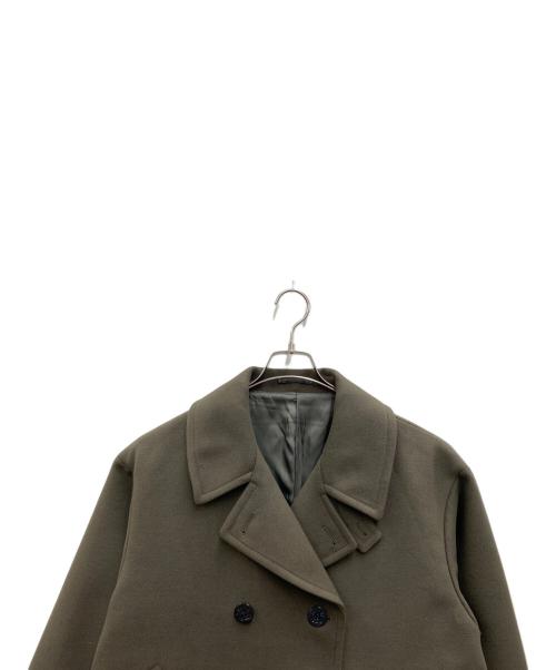 BEAMS（ビームス）BEAMS (ビームス) Pコート オリーブ サイズ:S 未使用品の古着・服飾アイテム
