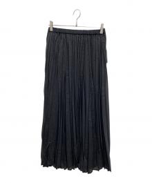 apart by lowrys（アパートバイローリーズ）の古着「プリーツスカート」｜ブラック