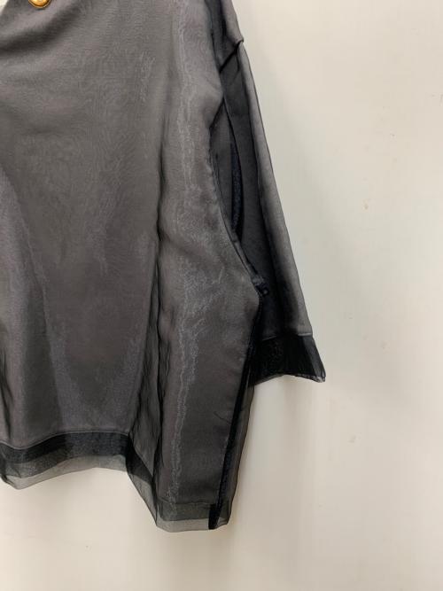 AuieF（アウィーエフ）AuieF (アウィーエフ) 半袖ブラウス チャコールグレー サイズ:38 未使用品の古着・服飾アイテム