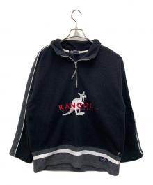 KANGOL（カンゴール）の古着「ハーフジップフリースジャケット」｜ブラック