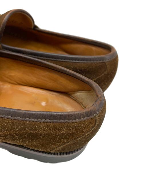 Salvatore Ferragamo（サルヴァトーレ フェラガモ）Salvatore Ferragamo (サルヴァトーレ フェラガモ) スウェードローファー ブラウン サイズ:25の古着・服飾アイテム
