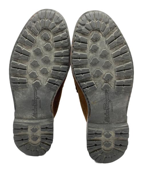 Salvatore Ferragamo（サルヴァトーレ フェラガモ）Salvatore Ferragamo (サルヴァトーレ フェラガモ) スウェードローファー ブラウン サイズ:25の古着・服飾アイテム