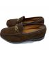 中古・古着 Salvatore Ferragamo (サルヴァトーレ フェラガモ) スウェードローファー ブラウン サイズ:25：13000円