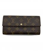 LOUIS VUITTONルイ ヴィトン）の古着「長財布」｜ブラウン