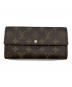 LOUIS VUITTON（ルイ ヴィトン）の古着「長財布」｜ブラウン