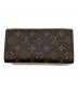 LOUIS VUITTON (ルイ ヴィトン) 長財布 ブラウン：12000円