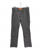 Schottショット）の古着「ペインターパンツ」｜ブラック×ホワイト